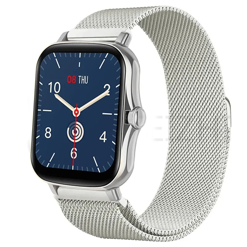 Bracelet de 20mm pour Amazfit GTS 4/3/2e/Mini/stratos 3/2, boucle magnétique en métal 22mm, Bracelet de montre Amazfit Gtr 4/3/pro/2e/bip-u-s-lite