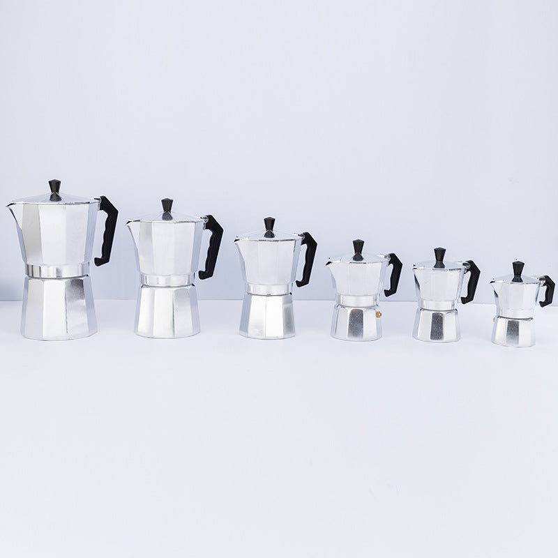 [European Coffee Tools] Octagonal Mocha Coffee Pots & European Coffee Tools | Italian Aluminum Models - Wholesale with Cross-Border Shipping