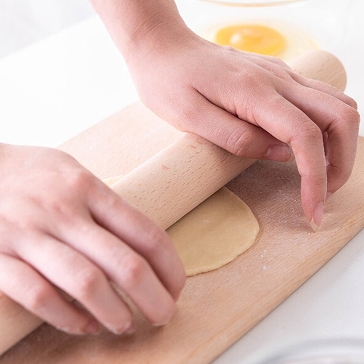 1pc High - quality Beech Wood Rolling Pin - elite sn