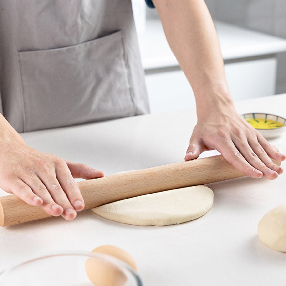 1pc High - quality Beech Wood Rolling Pin - elite sn