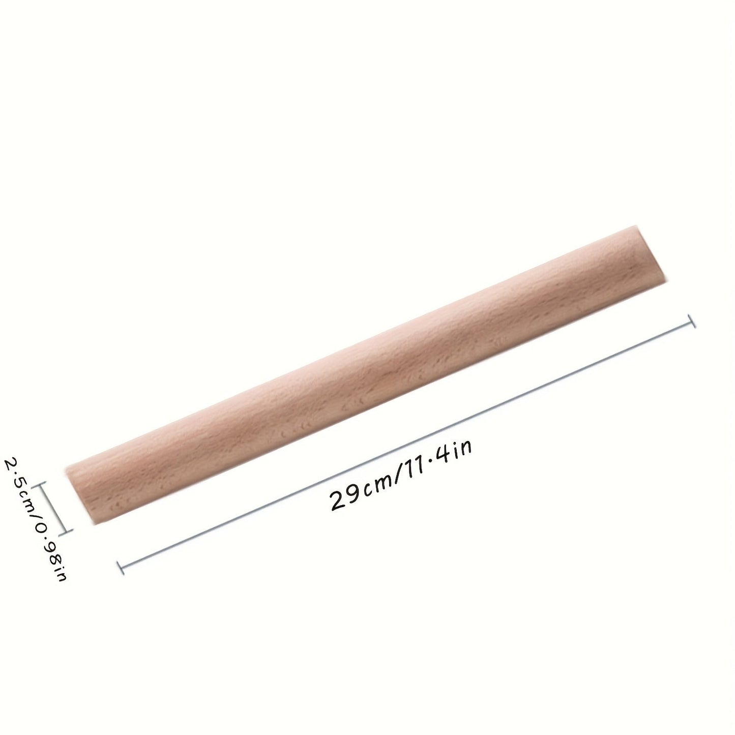 1pc High - quality Beech Wood Rolling Pin - elite sn