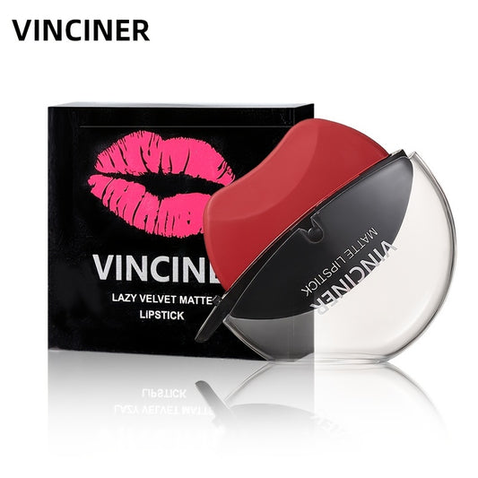 Long-Lasting Matte Lipstick, 12 Colors, Waterproof, Non-Stick, Moisturizing Hydrating Lip Gloss for All Skin Types - Red Shades