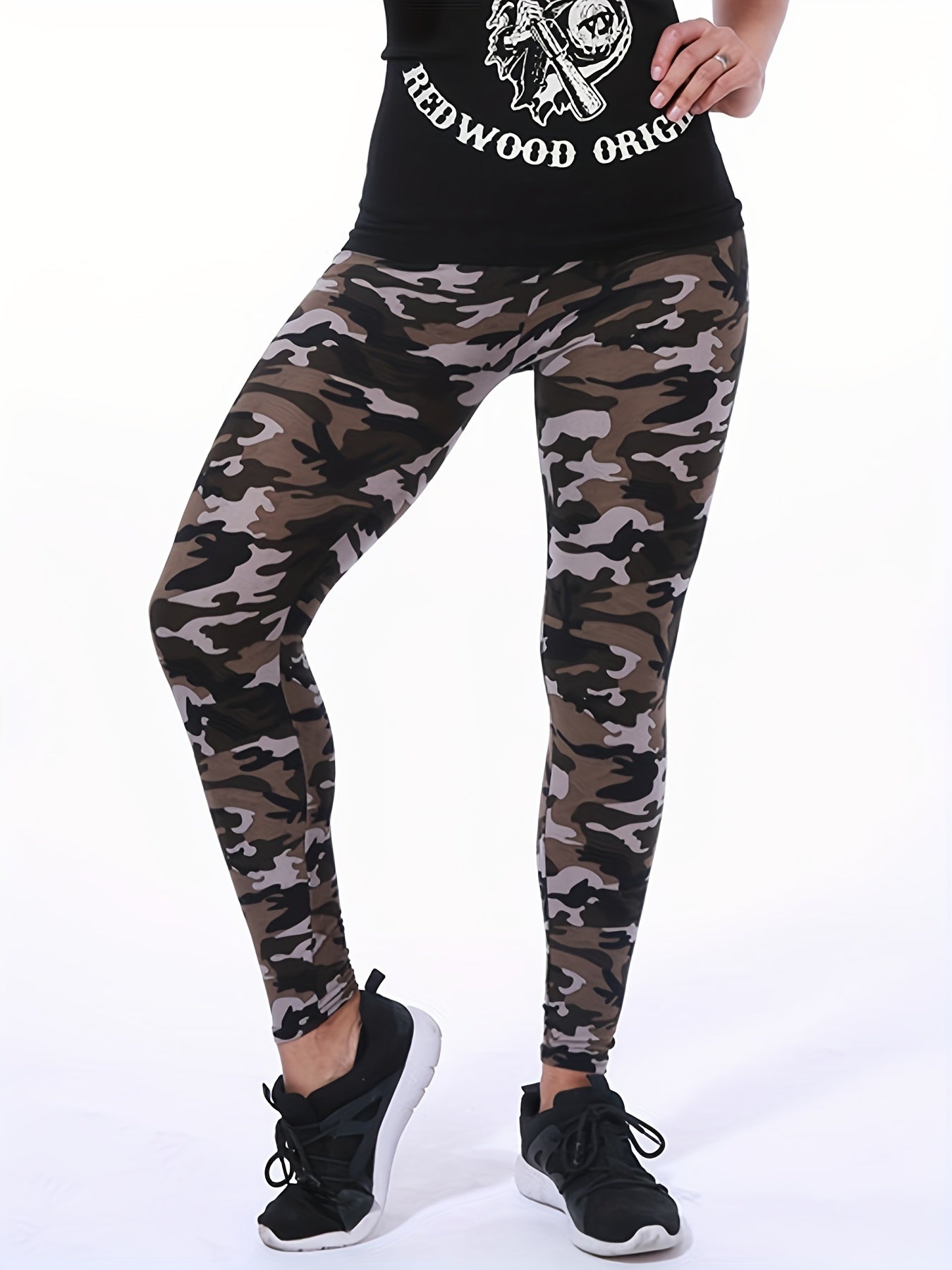 Women&#39;s Leggings Floral Printed Pants Casual High Waist Sweatpants Leggings