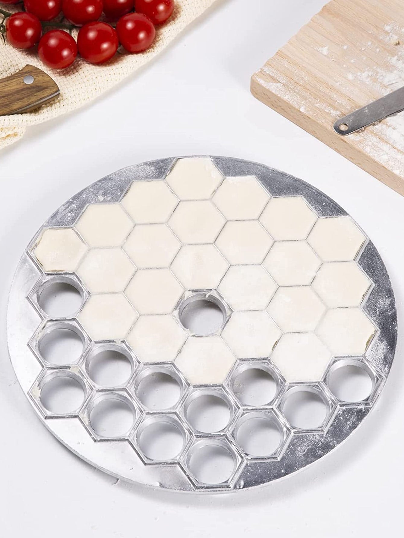 37 Holes Silvery Wonton Mold