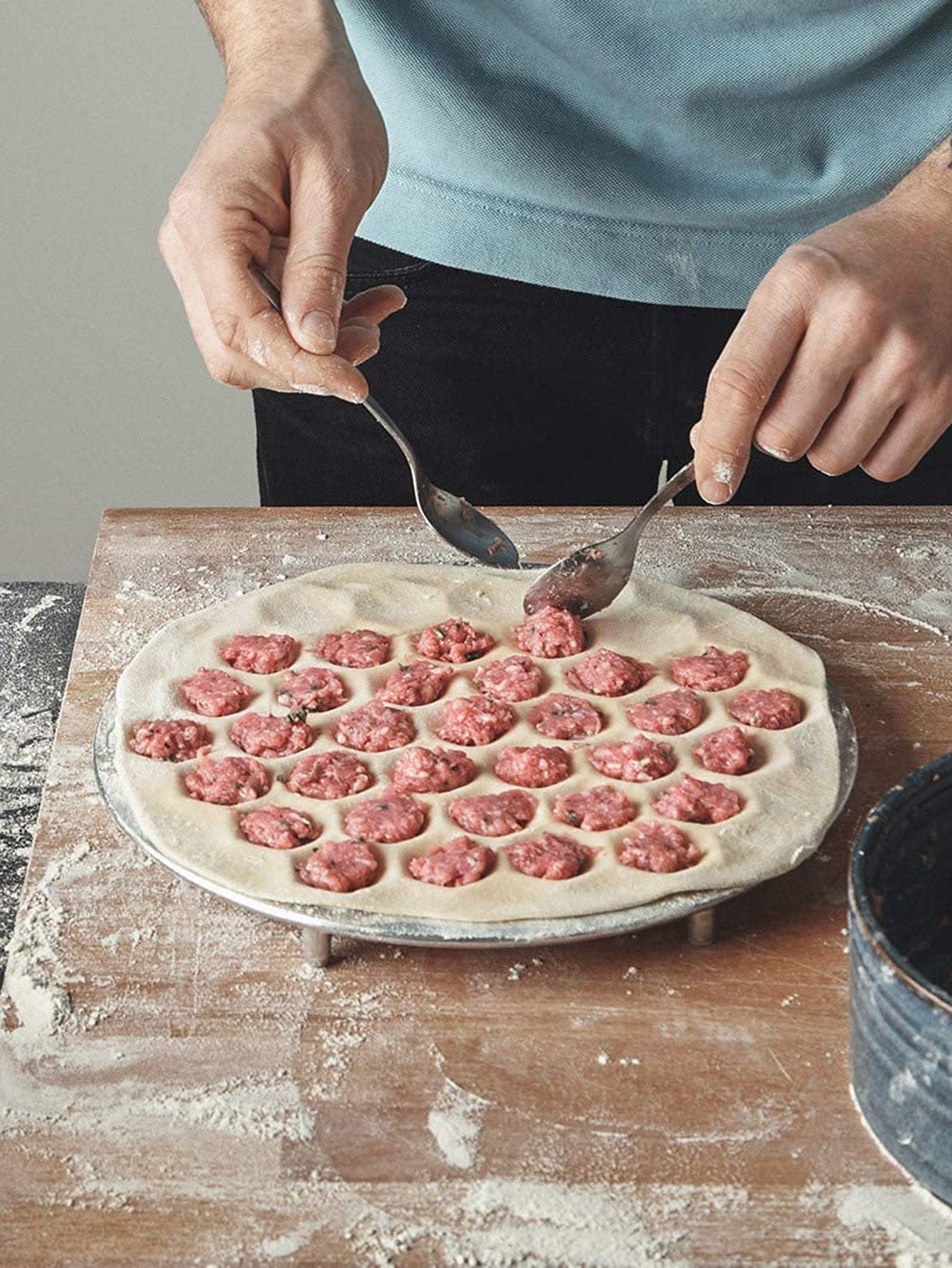 37 Holes Silvery Wonton Mold