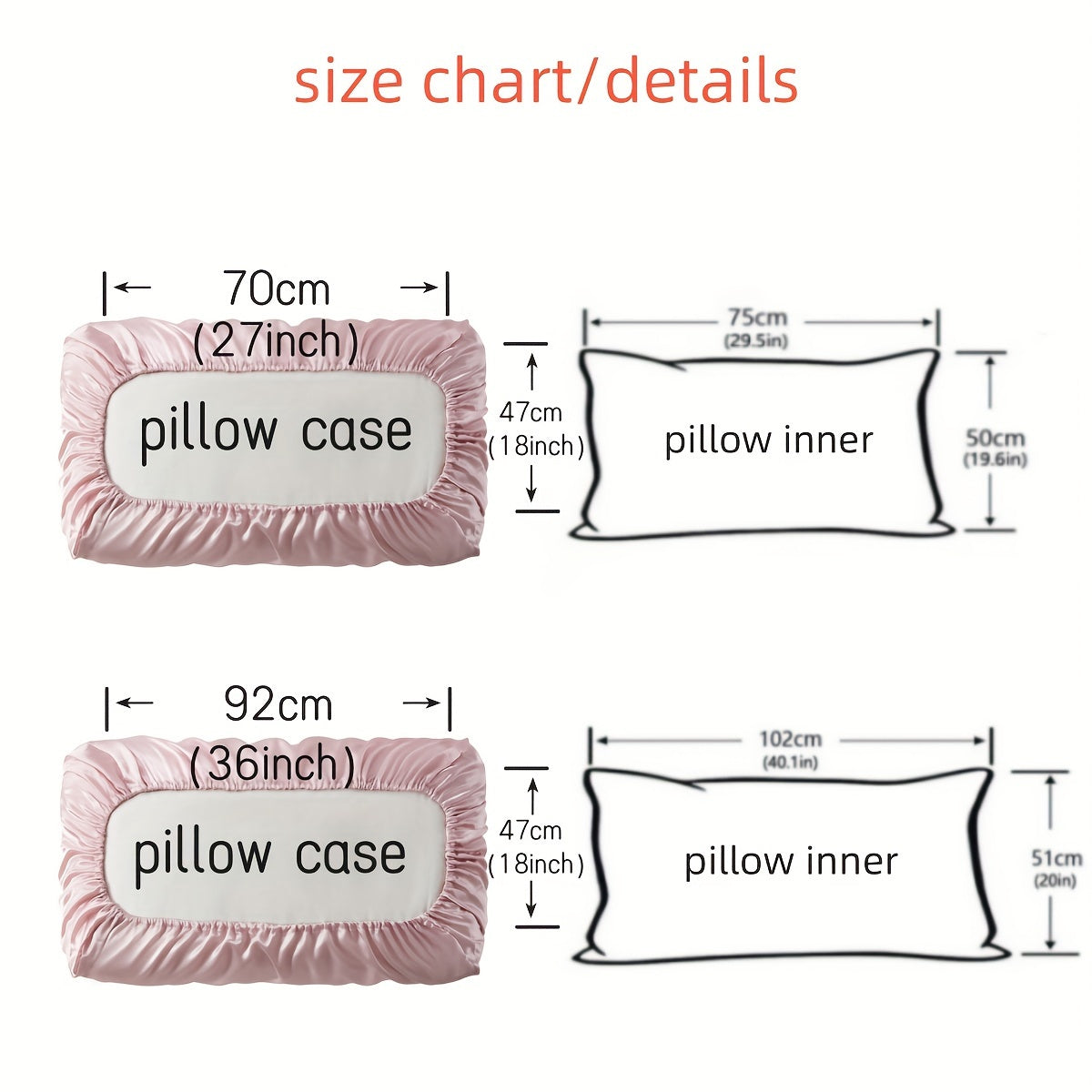 2pcs Soft And Breathable Satin Pillowcase With Elastic Cord - Perfect For A Comfortable Sleep In Your Bedroom