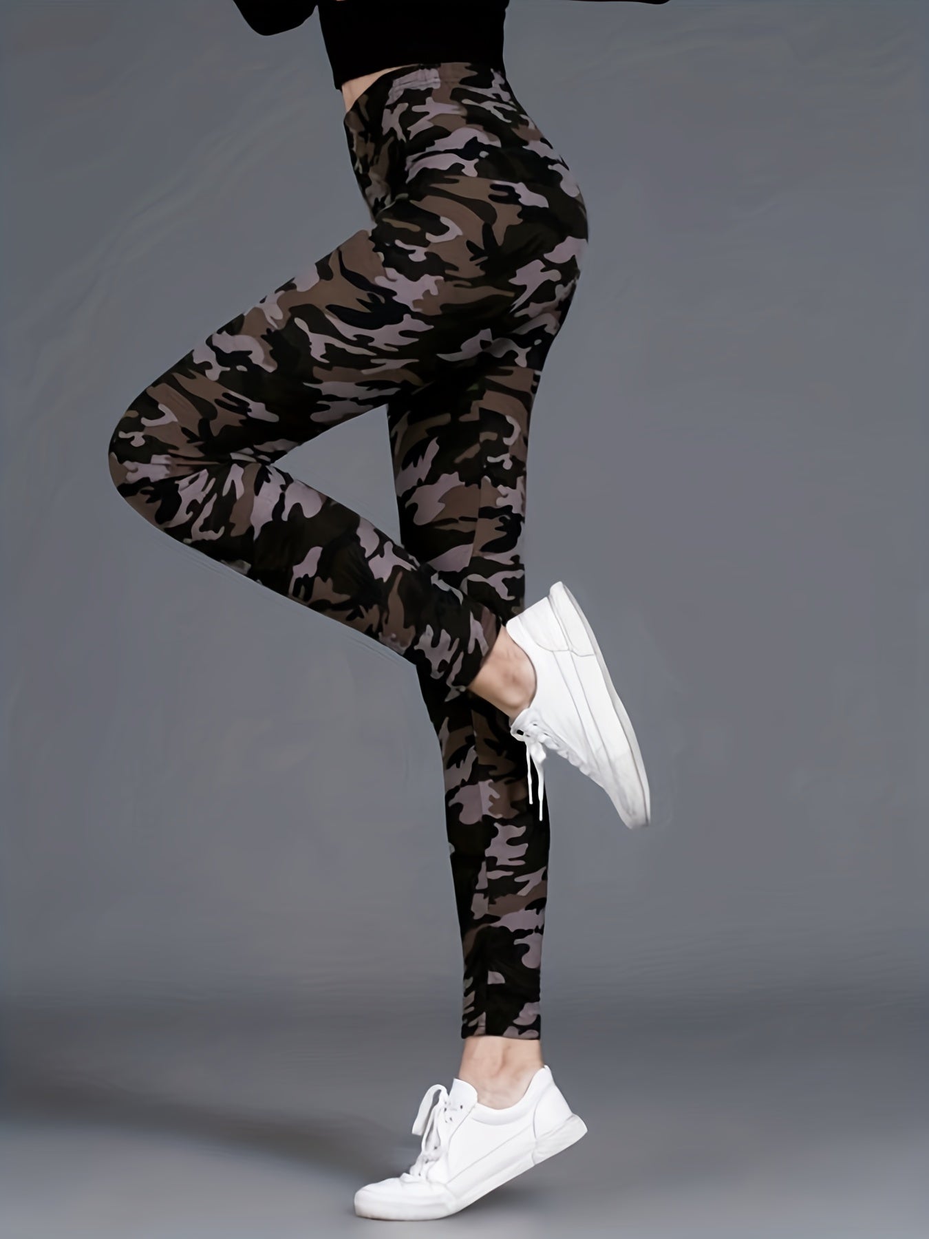 Women&#39;s Leggings Floral Printed Pants Casual High Waist Sweatpants Leggings