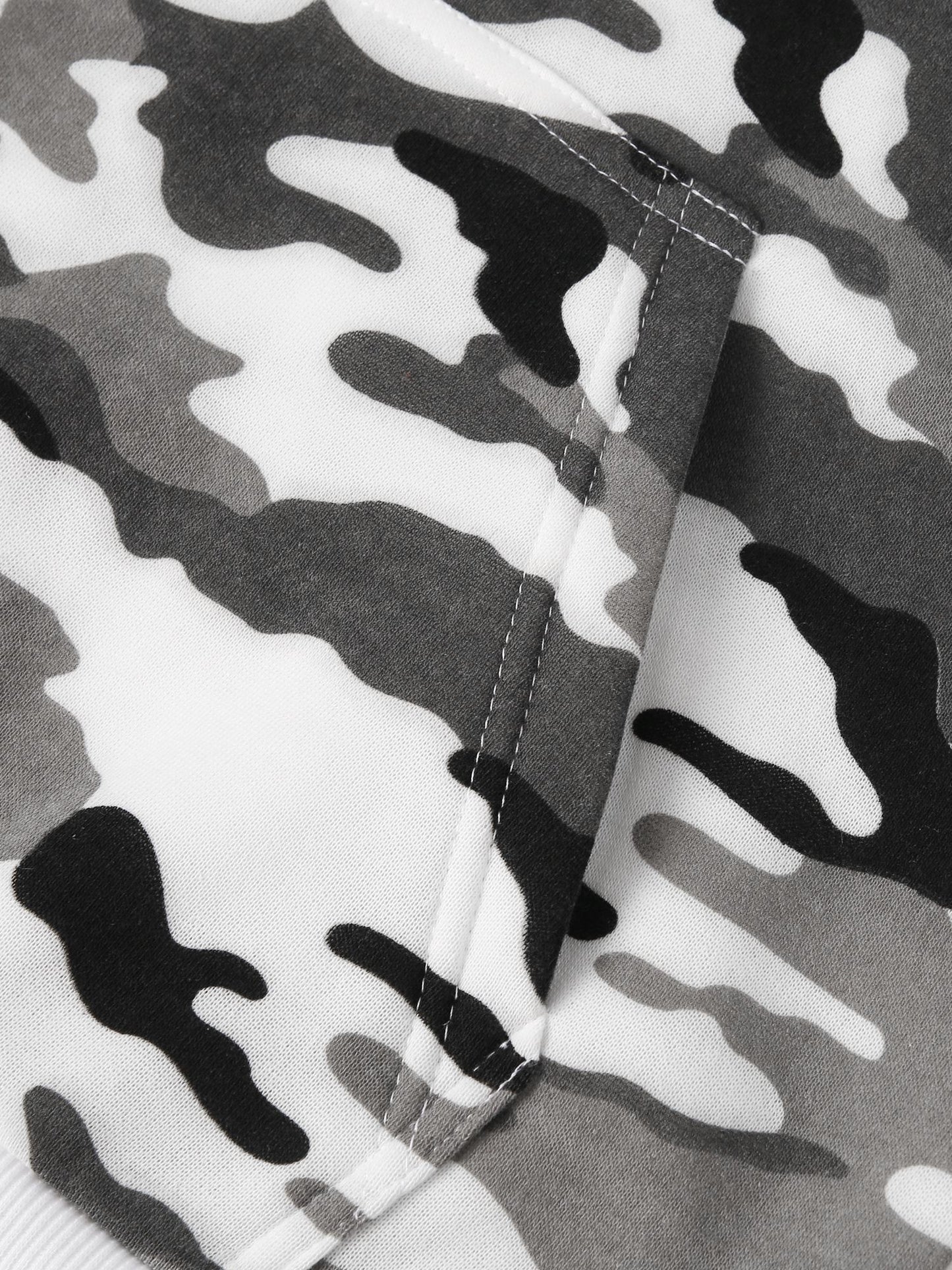 [Camouflage Sweatshirt] Autumn Winter Hooded Men's Camouflage Loose Pullover Fleece Sweatshirt | Fleece, Hooded