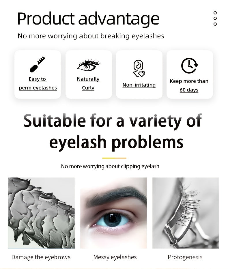 Lash Lift Kit - Eyelash Perming Kit Long Lasting Eye Lash Lifting Perming Set Professional Lash Curling Tool Suitable For Salon