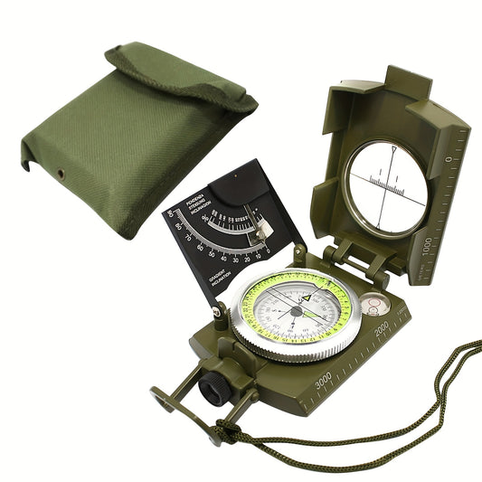 [Accurate Military Compass For Hiking] Multifunctional Luminous Dial Waterproof Anti-fog Accurate Military Compass For Hiking Camp