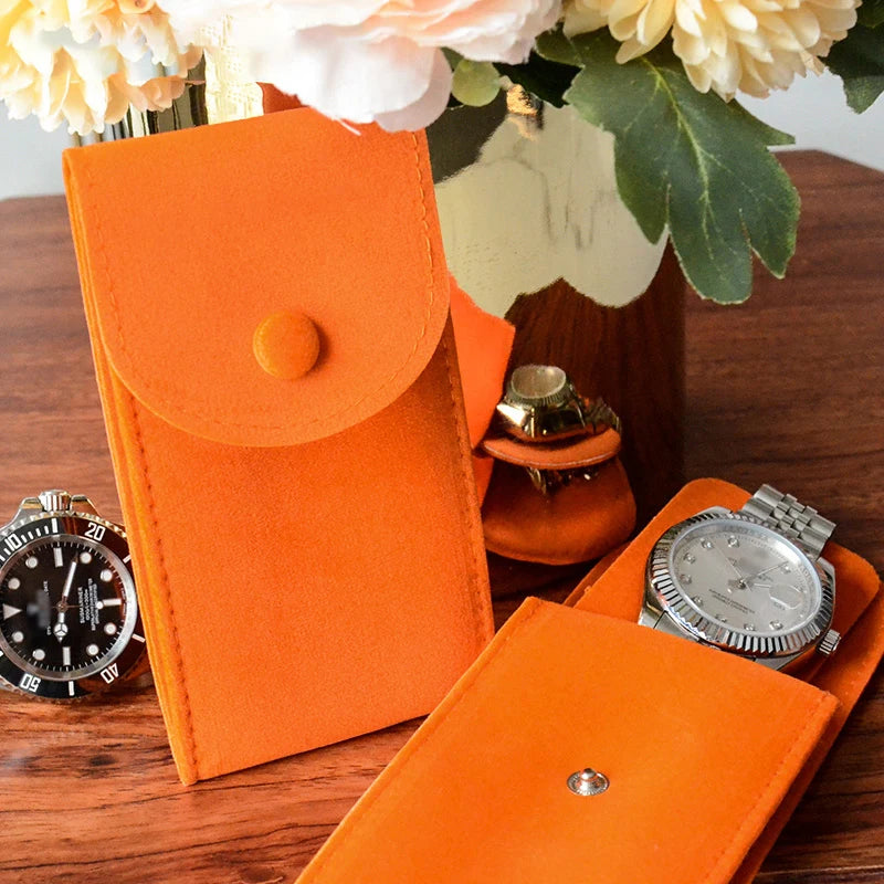 YIBIDUN tout nouveau sac de rangement de montre sac de montre Portable boîte de montre de voyage boîte de rangement vert/marron/vert