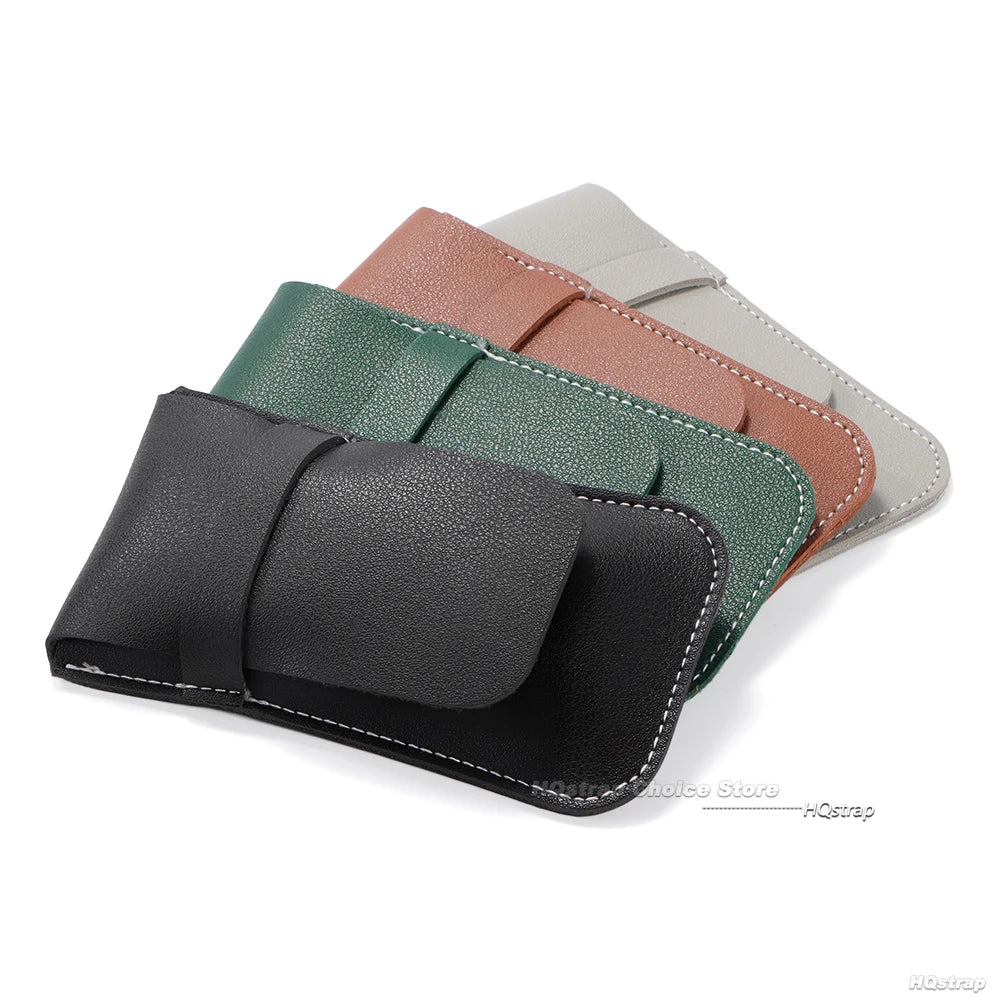 Sac de rangement de montre Portable, sac de montre Anti-poussière, organisateur de boîtier de montre en cuir PU, accessoires, sacs cadeaux à rabat à la mode