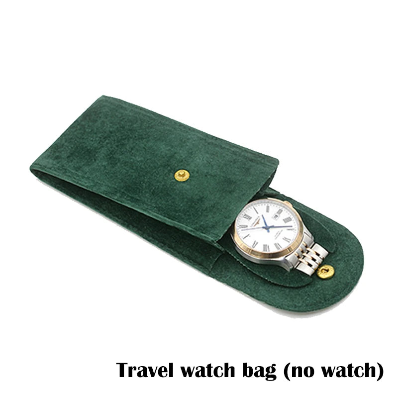 YIBIDUN tout nouveau sac de rangement de montre sac de montre Portable boîte de montre de voyage boîte de rangement vert/marron/vert
