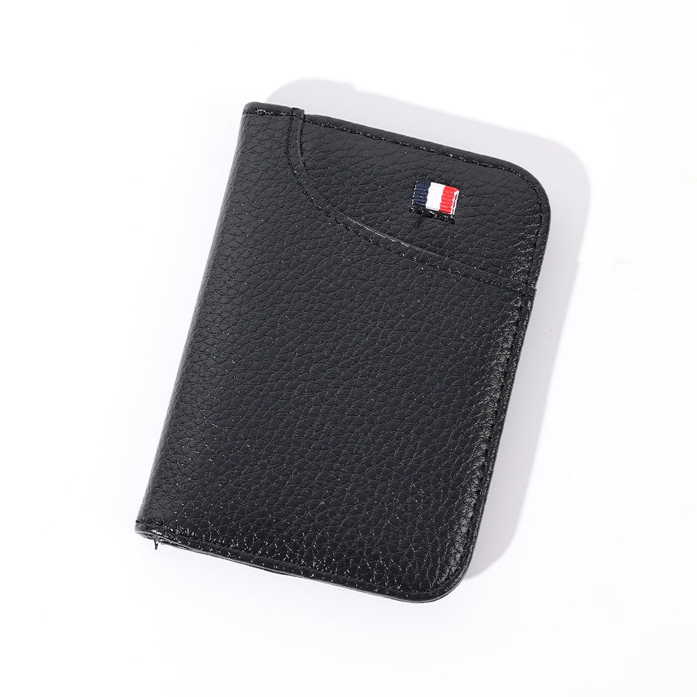 Portefeuille souple Super mince Portable en cuir PU, Mini portefeuille pour cartes de crédit, porte-cartes pour hommes, petits portefeuilles courts et fins