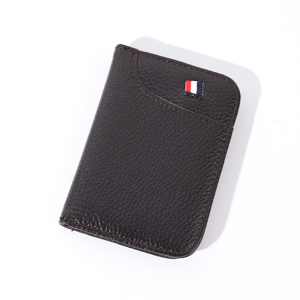 Portefeuille souple Super mince Portable en cuir PU, Mini portefeuille pour cartes de crédit, porte-cartes pour hommes, petits portefeuilles courts et fins