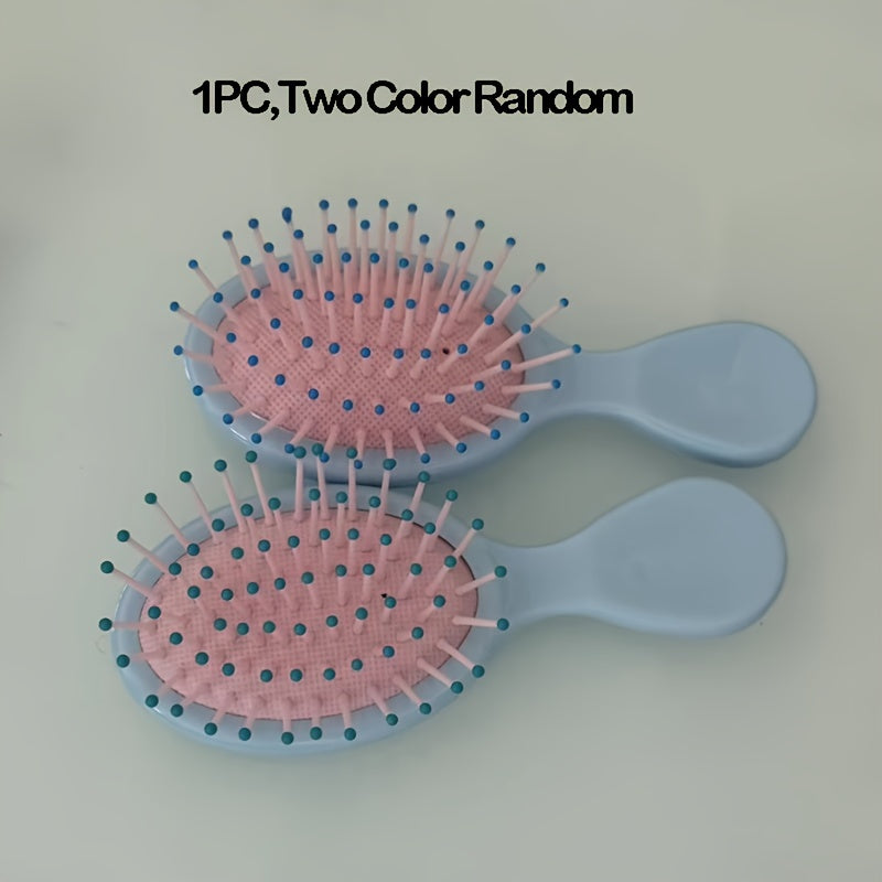1pc Portable Air Bag Comb Small Mini Cute Household Durable Hair Brush Scalp Massage Air Cushion Comb Travel Essentials