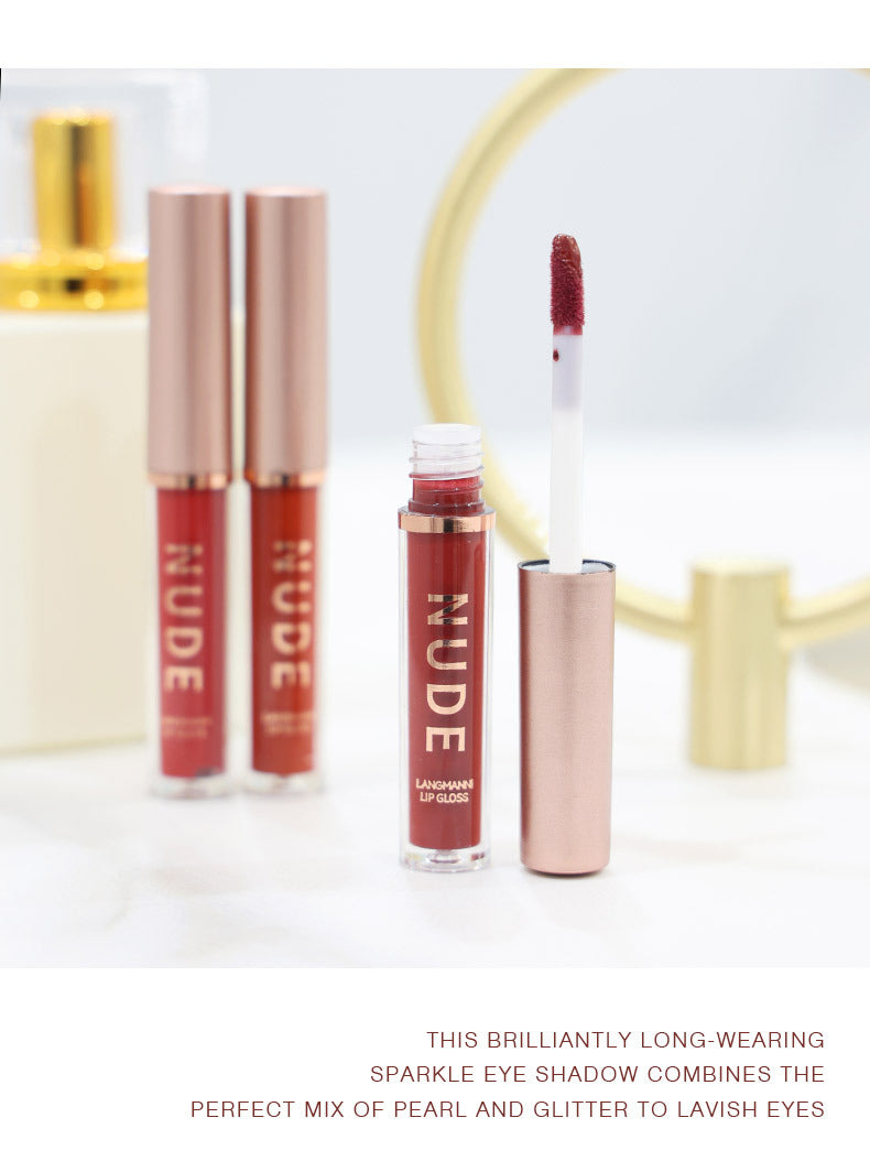 16 Pcs/Set Lipstick Set Long-Lasting Lip Gloss Velvet Glazed Matte Beauty Liquid Lipstick Makeup Valentine's Day Gifts