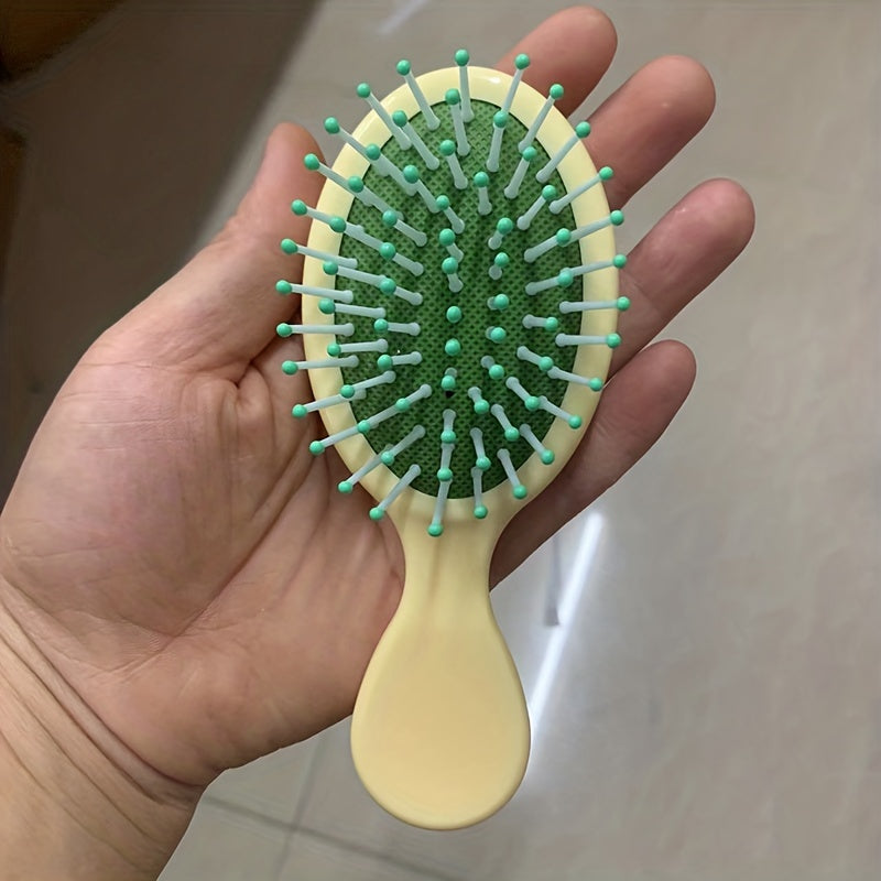 1pc Portable Air Bag Comb Small Mini Cute Household Durable Hair Brush Scalp Massage Air Cushion Comb Travel Essentials