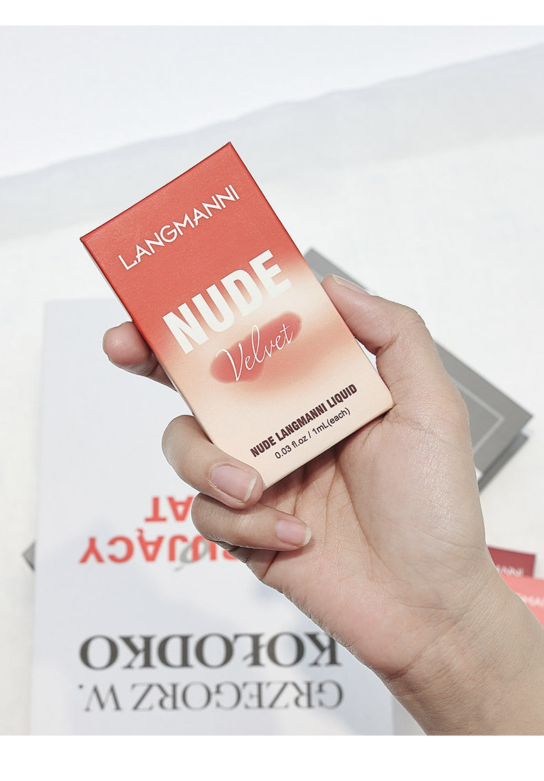 16 Pcs/Set Lipstick Set Long-Lasting Lip Gloss Velvet Glazed Matte Beauty Liquid Lipstick Makeup Valentine's Day Gifts