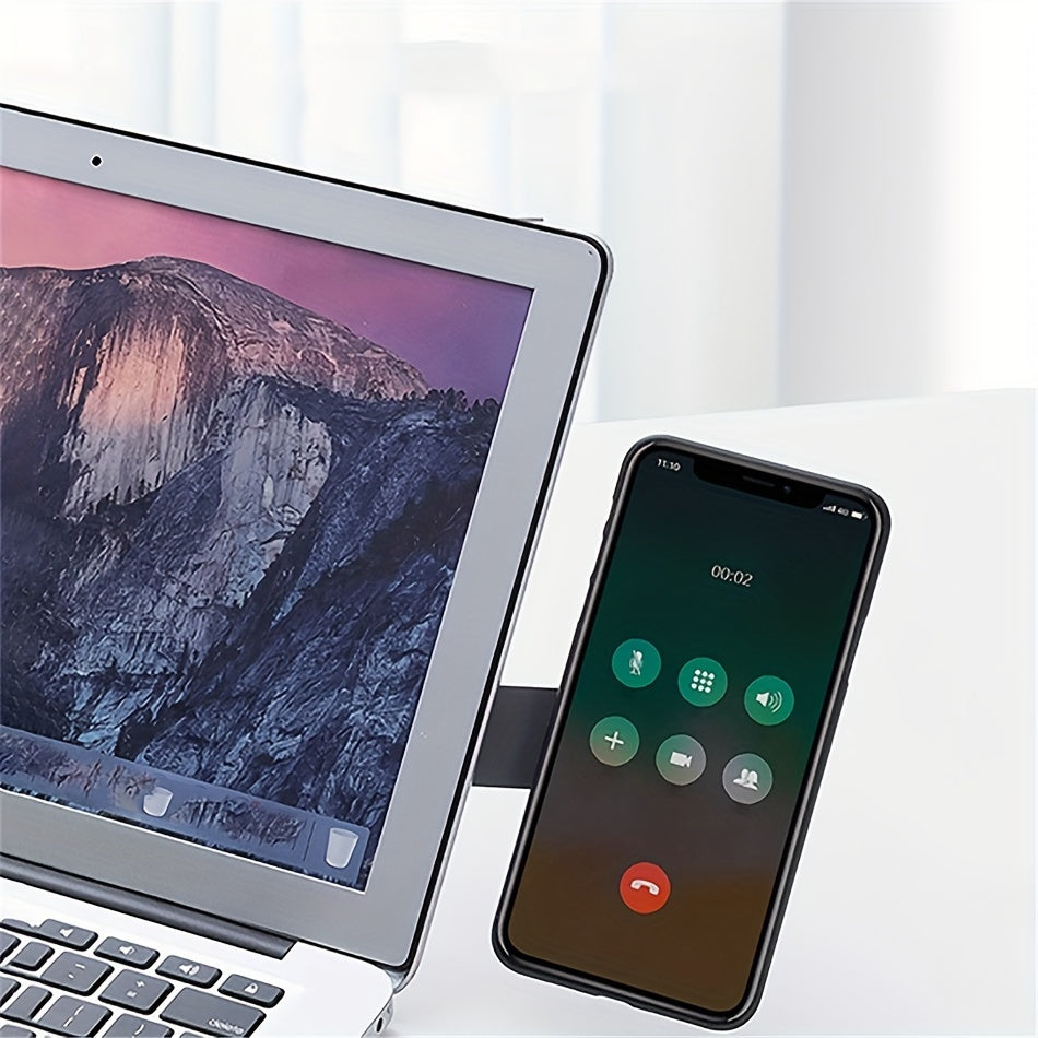 1pc Laptop Screen Support Holder Dual Monitor Display Clip Plastic Sticky Magnetic Notebook Computer Expansion Bracket