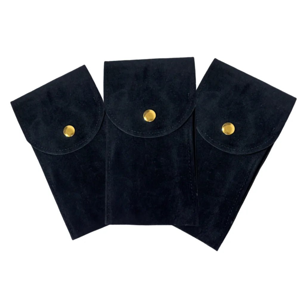 Embers – sac de montre en flanelle bleue et noire, sac cadeau, mallette de rangement de voyage, étui de Protection anti - poussière pour montre Portable Durable - elite sn