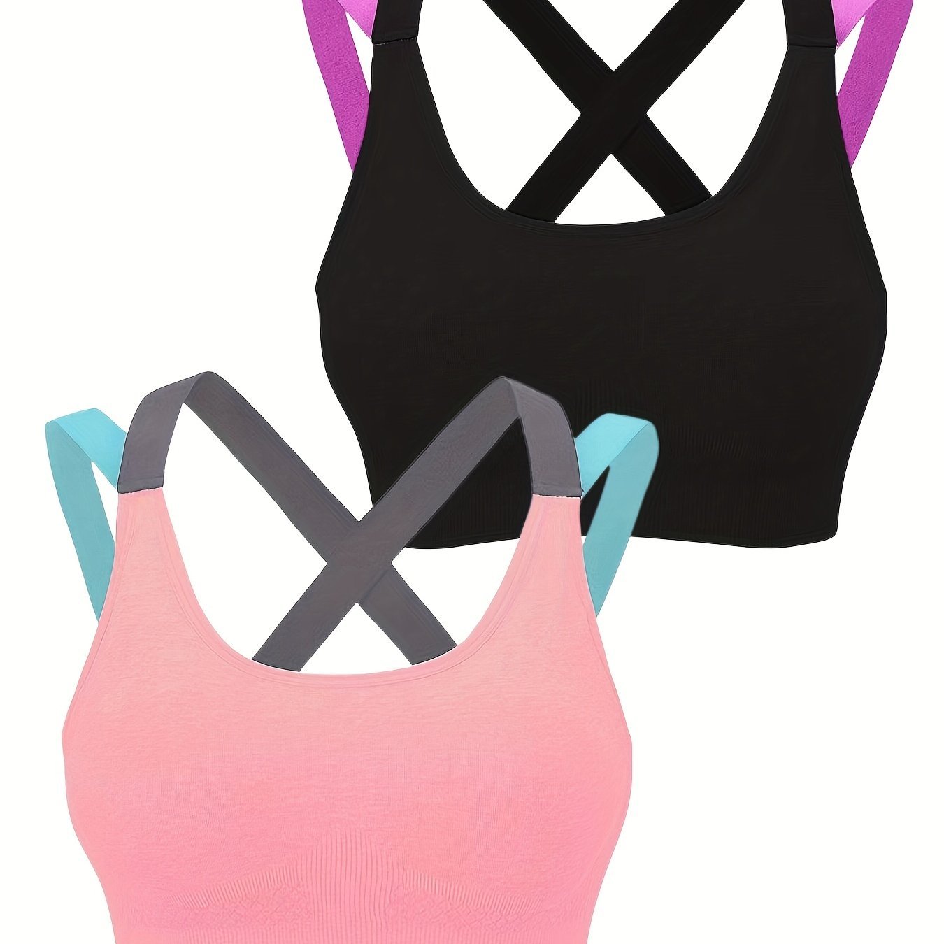 [Summer Sports Bra] Summer Sports Bra - Beautiful Back No Steel Ring Vest Type Sleep Yoga Running Fitness Thin Underwear Female - elite sn